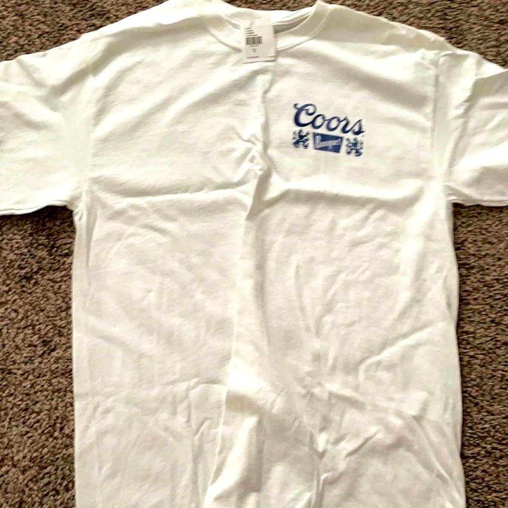 Coors white medium tshirt